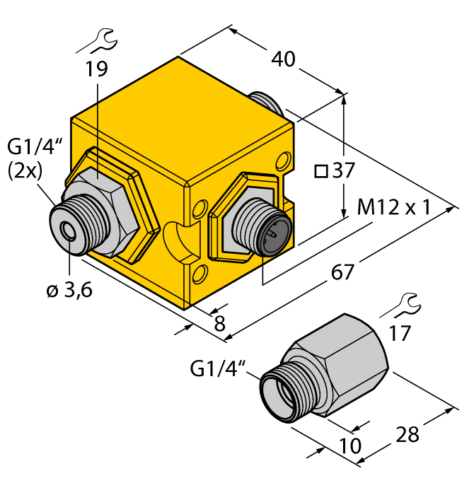 FCIC-G1/4A4P-PL-H1141/2.0