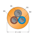 CABLE3X0.34-XX-PUR-OG-500M/TXO