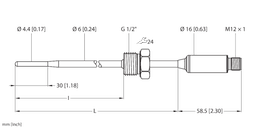 Thumbnail for TTMS-206TA-G1/2-LI6-H1140-L150-0/500