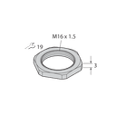 SECHSKANTMUTTER M16X1.5. SW19