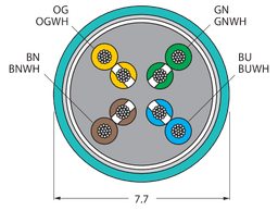 Thumbnail for CABLE 841-BK-100M