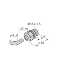 M16X1.5 PVDF CABLE GLAND