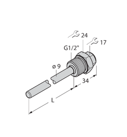 Thumbnail for THW-6-G1/2-A4-L050