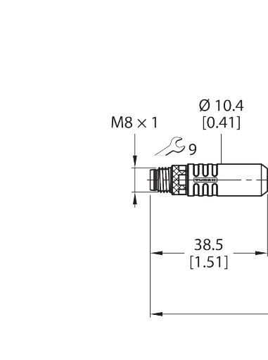 PSGS4M-RJ45S-4422-0.5M