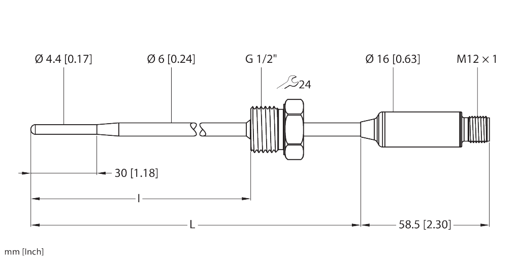 TTMS-206TA-G1/2-LI6-H1140-L150-0/500