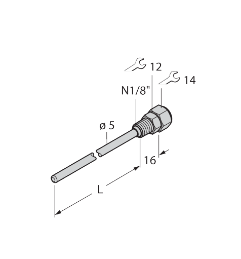 THW-3-N1/8-A4-L100