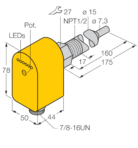 FCS-N1/2A4P-ARX-B1151/L160/115VAC